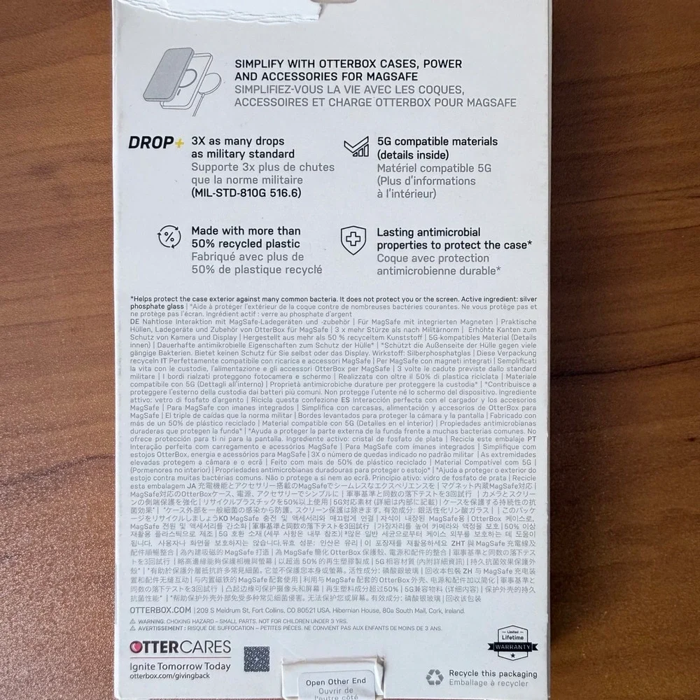 OtterBox Symmetry Series+ Clear Case for iPhone 14‎ Pro MagSafe Compatible